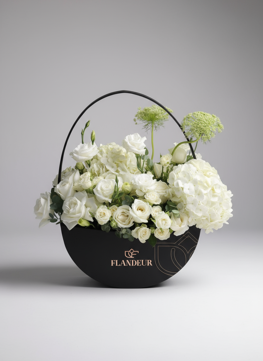 White Flandeur Basket